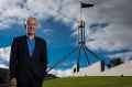 Family First senator Bob Day outside Parliament House.