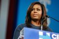 First lady Michelle Obama speaks during a campaign rally for Democratic presidential candidate Hillary Clinton on ...
