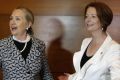Former prime minister Julia Gillard has praised Democratic nominee Hillary Clinton's robust stance in the face of ...