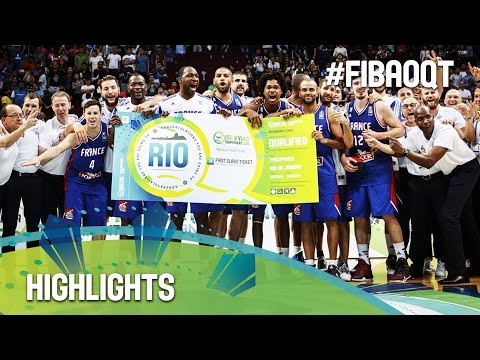 Canada v France - Highlights - 2016 FIBA Olympic Qualifying Tournament - Philippines