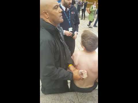 MERSEYSIDE POLICE OFFICER (PC TOWERS) ATTACKS DISABLED MAN (pt1)