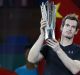 Full swing: Andy Murray wins his sixth title of the year with victory at the Shanghai Masters.