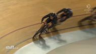 Men's team sprint trio have lost their title after an illegal change was made in the final of the world track ...