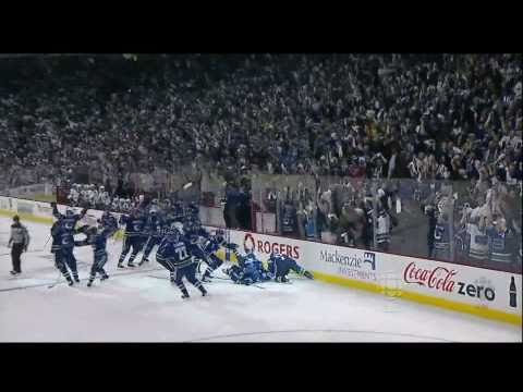 Alex Burrows OT Winner Vs Chicago - Handshakes - R1G7 2011 Playoffs - 04.26.11 - HD