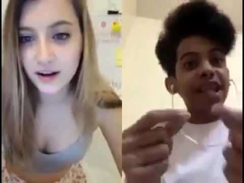 cute girl chatting with boy - he said i love you to girl (Funny) must see!