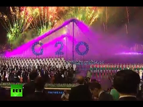 G20 in China: Performance and fireworks on 1st day of summit