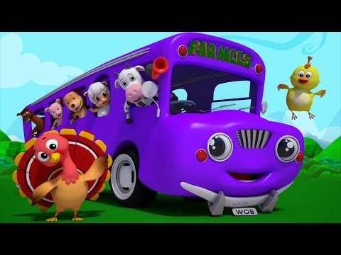 Wheels On The Bus | 3d Baby Songs | Nursery Rhymes For Kids