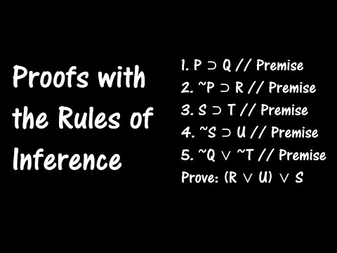 Logic Lesson 6: Proofs with the Rules of Inference