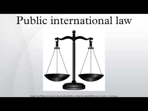 Public international law