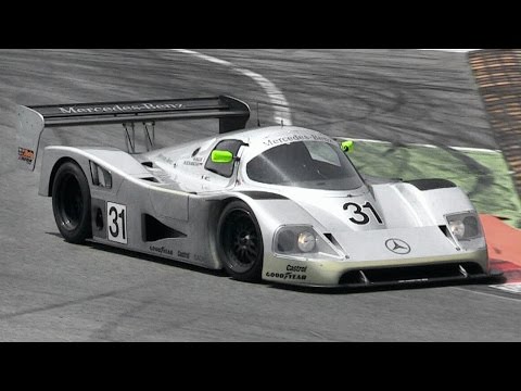 Sauber Mercedes C11 Group C Pure Sound at Monza Circuit