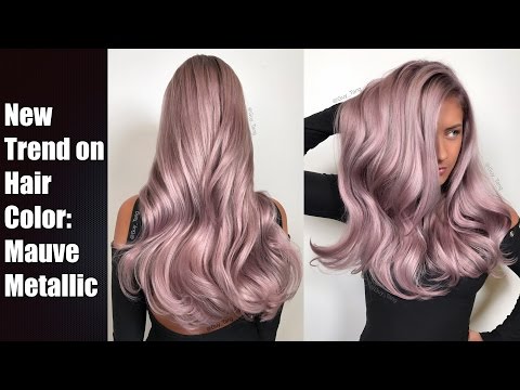 New Trend on Hair Color: Mauve Metallic