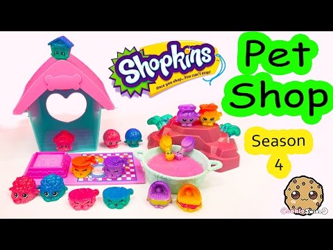 Shopkins Season 4 PET SHOP Full Collection Tour Ultra Rare PetShop Toys Video - Cookieswirlc