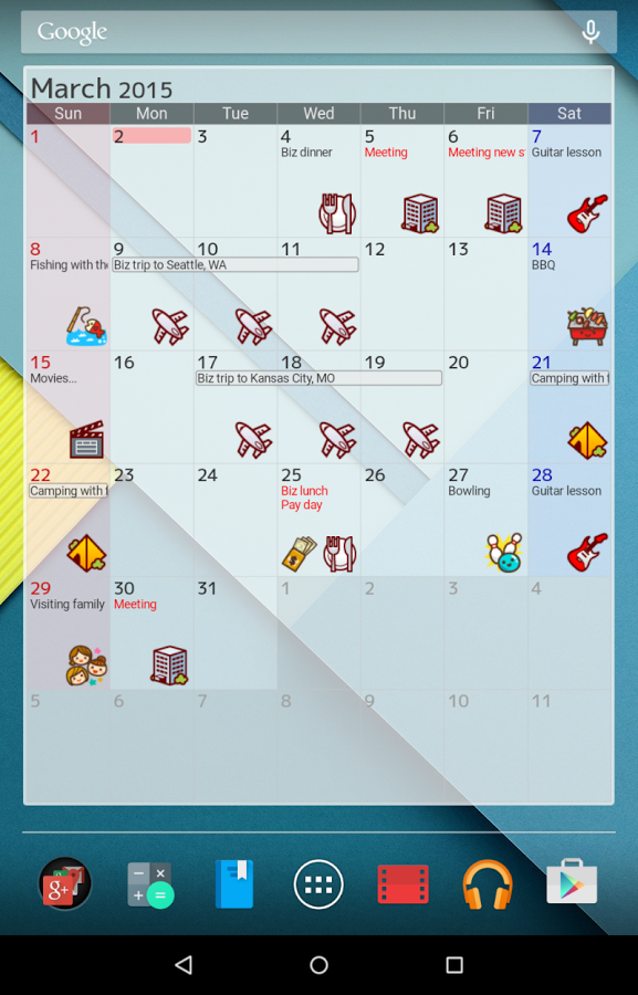    Jorte Calendar & Organizer- screenshot  