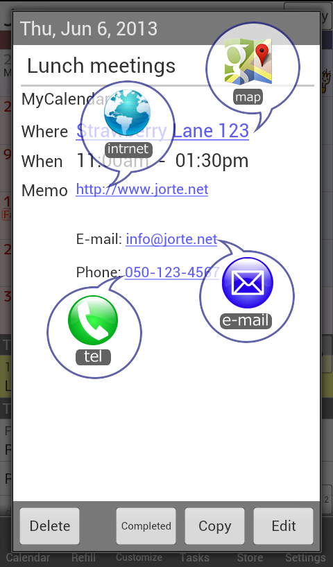    Jorte Calendar & Organizer- screenshot  