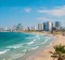 Views of the waterfront and beaches of Tel Aviv.