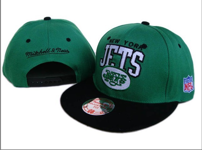 Stylish New NFL New York Jets Green Black Snapback Hat Sale Online