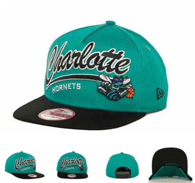 Biggest For Auction Online New Era NBA New Orleans Hornets Green Black Snapback Hat