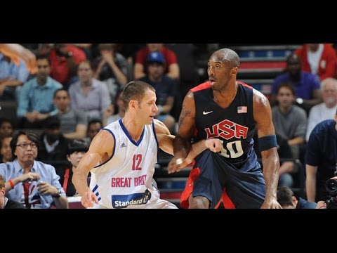 USA @ United Kingdom Great Britain 2012 London Olympics Men's Basketball Exhibition HD 720p