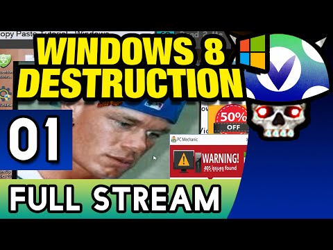 [Vinesauce] Joel - Windows 8 Destruction ( FULL STREAM ) ( Part 1 )