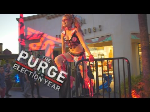 Scare Zones: The Purge at Halloween Horror Nights 2016 Universal Studios Hollywood