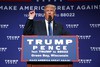 Republican presidential candidate Donald Trump speaks during a campaign rally, Monday, Oct. 17, 2016, in Green Bay, Wis.