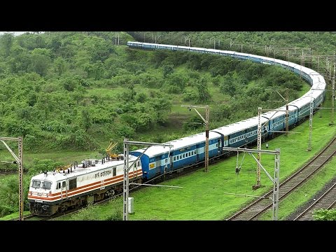 TRAIN making a U-Turn ?  Indian Railways (Illusion)