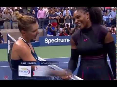 Serena Williams vs Simona Halep US Open 2016 QF Highlights