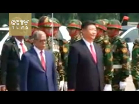 President Xi Jinping arrives in Bangladeshi capital Dhaka for two-day visit