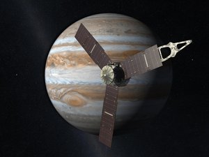 An artist's concept of Juno at Jupiter' Juno is a NASA New Frontiers mission to the planet Jupiter. It was originally proposed at a cost of approximately US$700 million (FY03) for a June 2009 launch.