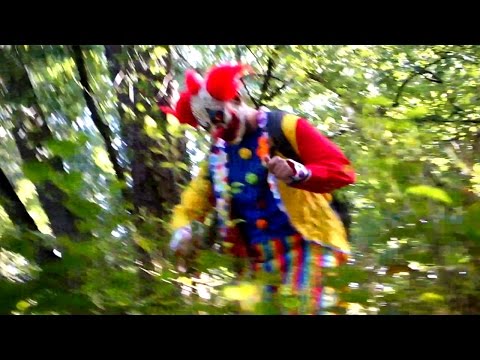 CREEPY CLOWN ATTACKS KIDS IN THE WOODS!