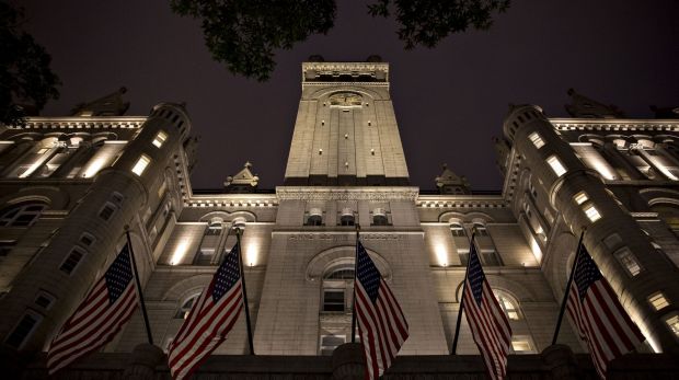 Struggling: the new Trump International Hotel in Washington.