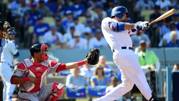 Baseball star Adrian Gonzalez of the Los Angeles Dodgers.