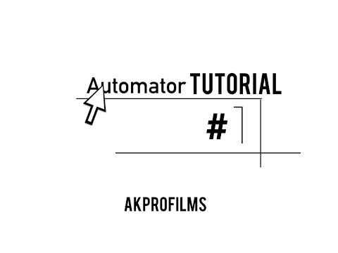 How to Make a Simple App in Automator - An Automator Basic Tutorial