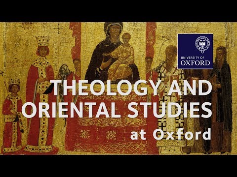 Theology and Oriental Studies at Oxford University