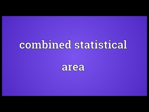 Combined statistical area Meaning