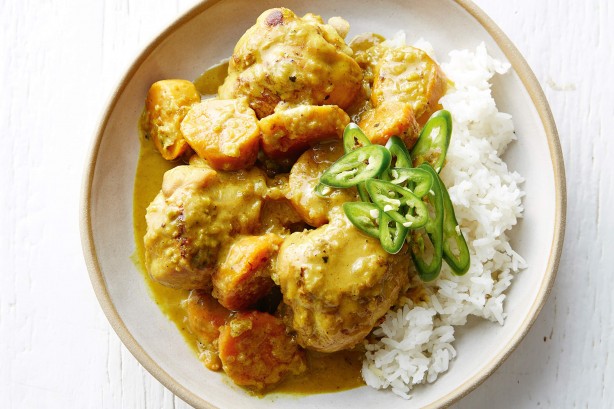 Comfort chicken curry