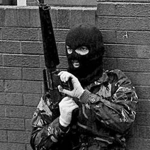 Belfast IRA man on patrol in West Belfast 1987 - Pacemaker