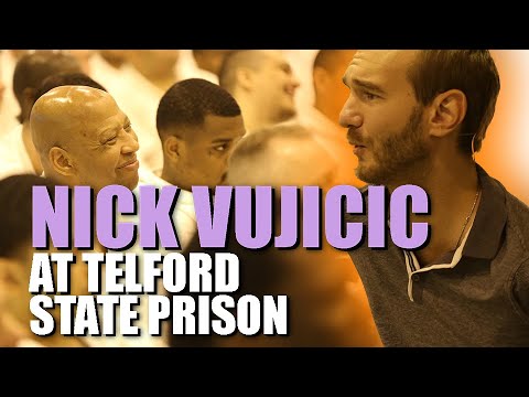 Nick Vujicic at Telford State Prison