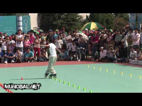 Xu Xinyu - Slalom Free-style Rollerblade 2007 - HD