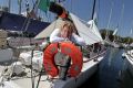 Great outdoors: Sibby Ilzhofer, one of four female captains in the Sydney to Hobart fleet, is not one for creature comforts.