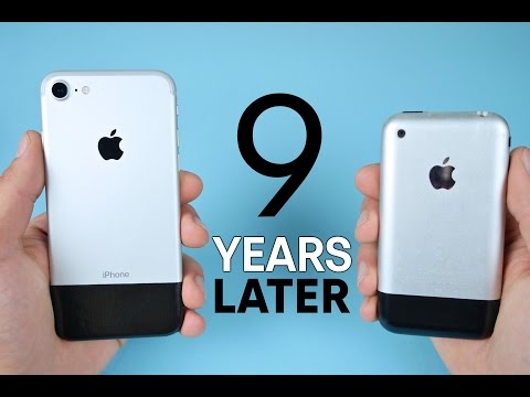 iPhone 7 vs Original iPhone 2G! 9 Year Comparison