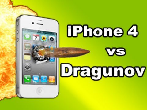 iPhone 4 vs Dragunov Sniper Rifle: Tech Assassin RatedRR