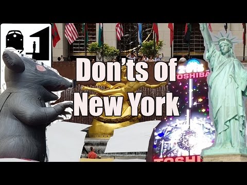 Visit New York - The Don'ts of New York City