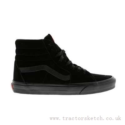 100% Quality Black Black Black Vans Sk8 Hi Mens Shoes rOvpwNoiW