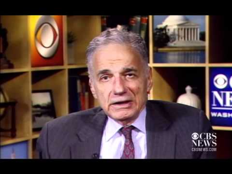 Ralph Nader discusses support for Rocky Anderson on CBS News