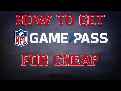 How to Get NFL Game Pass 2015-2016 *CHEAP*