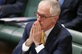 Prime Minister Malcolm Turnbull during Question Time at Parliament House in Canberra on Tuesday 18 October 2016. fedpol ...