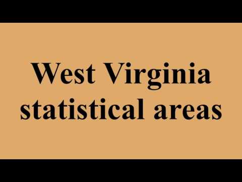 West Virginia statistical areas