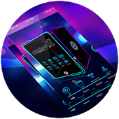 Neon 3D Next Launcher Theme