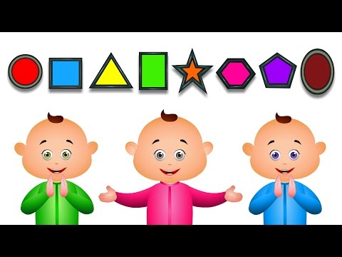 Learn Shapes For Babies And Many More | JamJammies Fun Songs | Learn Shapes